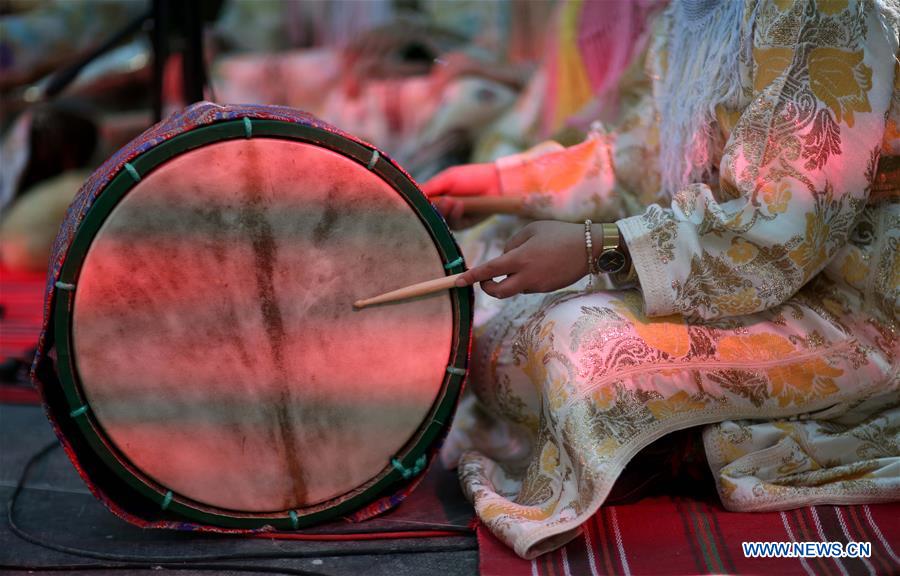 MIDEAST-JERICHO-NABI MUSA-FESTIVAL