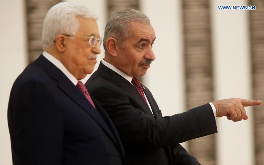 MIDEAST-RAMALLAH-NEW PALESTINIAN GOVERNMENT-SWEARING IN