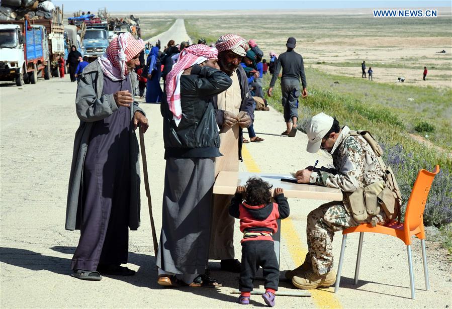 SYRIA-HOMS-RUKBAN CAMP-CIVILIANS