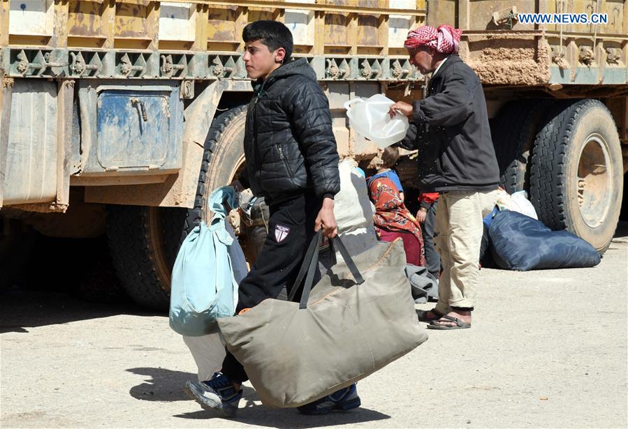 SYRIA-HOMS-RUKBAN CAMP-CIVILIANS