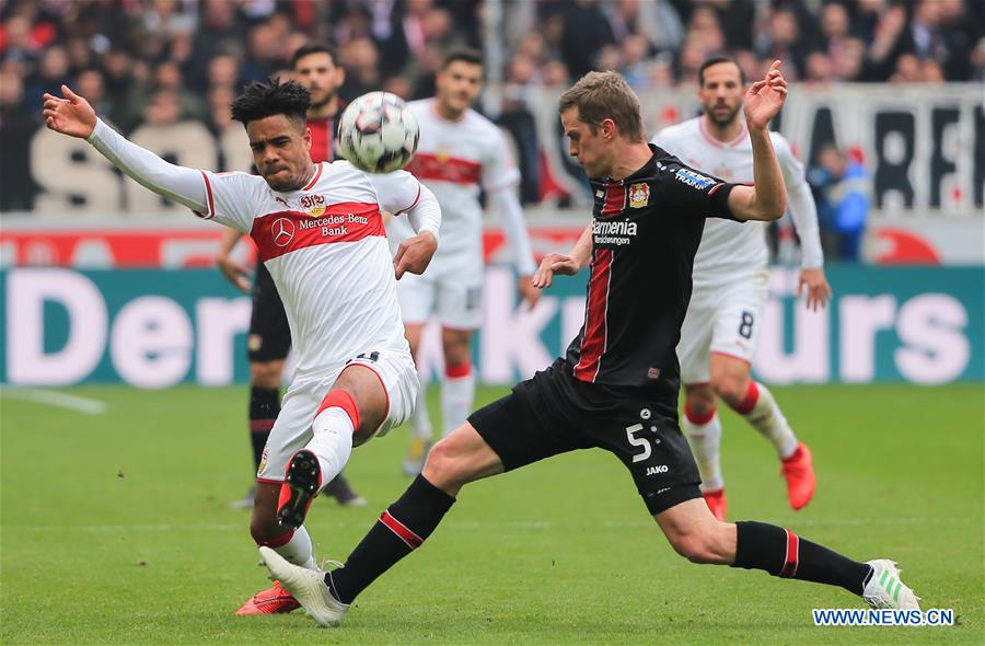 (SP)GERMANY-STUTTGART-SOCCER-BUNDESLIGA-STUTTGART VS LEVERKUSEN