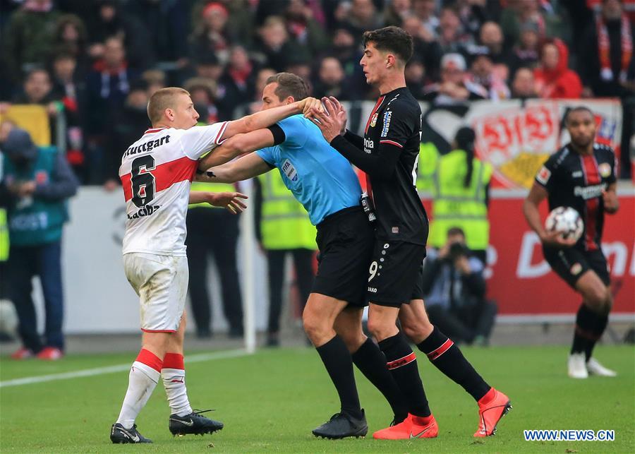 (SP)GERMANY-STUTTGART-SOCCER-BUNDESLIGA-STUTTGART VS LEVERKUSEN