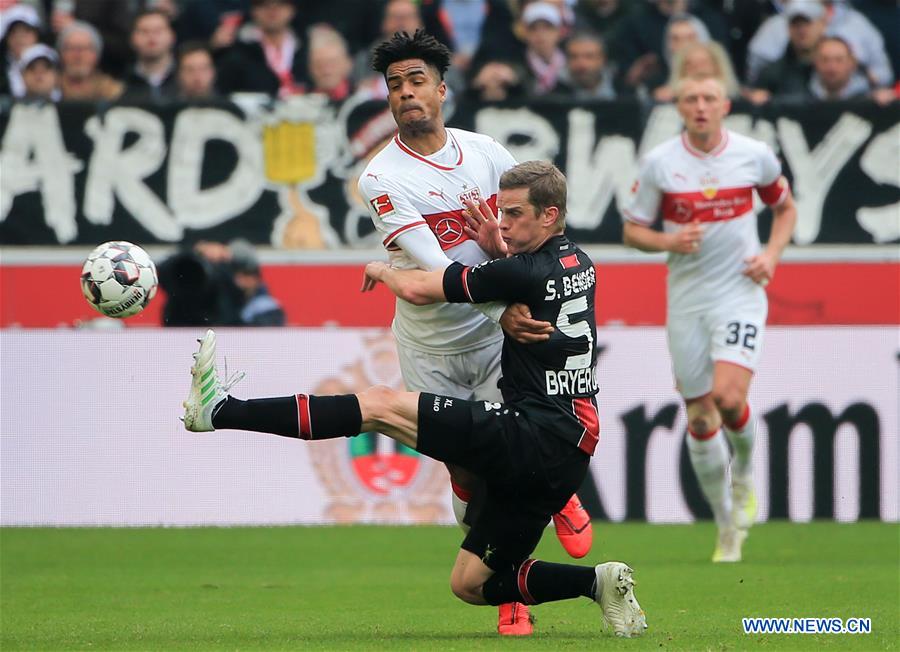 (SP)GERMANY-STUTTGART-SOCCER-BUNDESLIGA-STUTTGART VS LEVERKUSEN