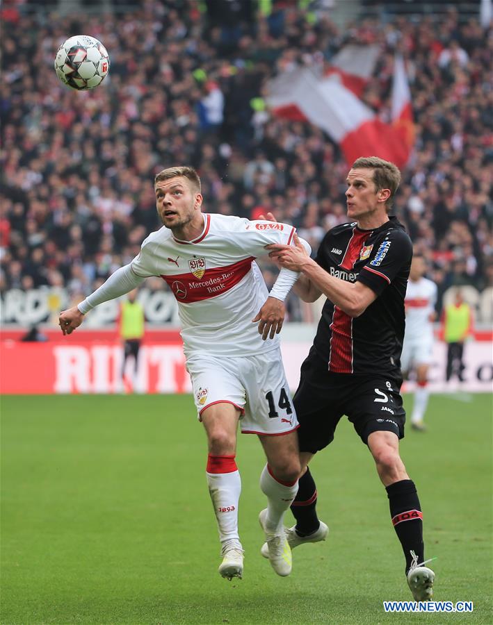 (SP)GERMANY-STUTTGART-SOCCER-BUNDESLIGA-STUTTGART VS LEVERKUSEN
