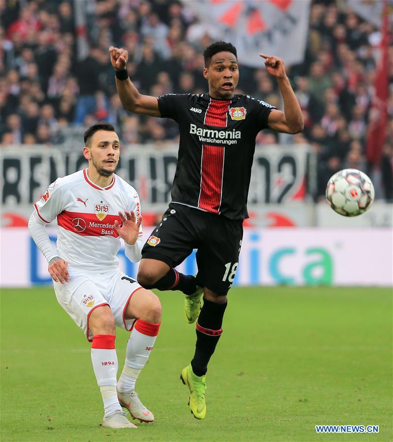 (SP)GERMANY-STUTTGART-SOCCER-BUNDESLIGA-STUTTGART VS LEVERKUSEN