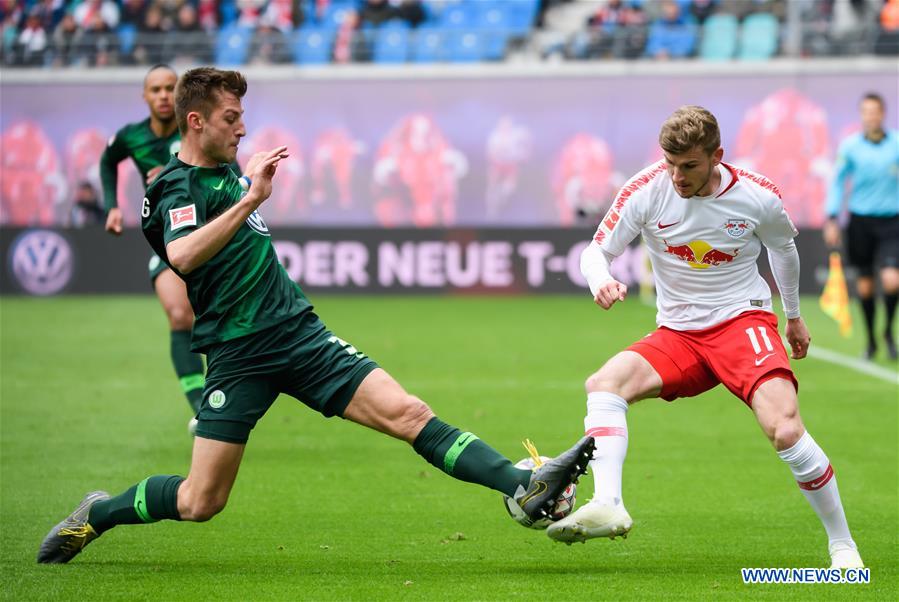 (SP)GERMANY-LEIPZIG-SOCCER-BUNDESLIGA-LEIPZIG VS WOLFSBURG