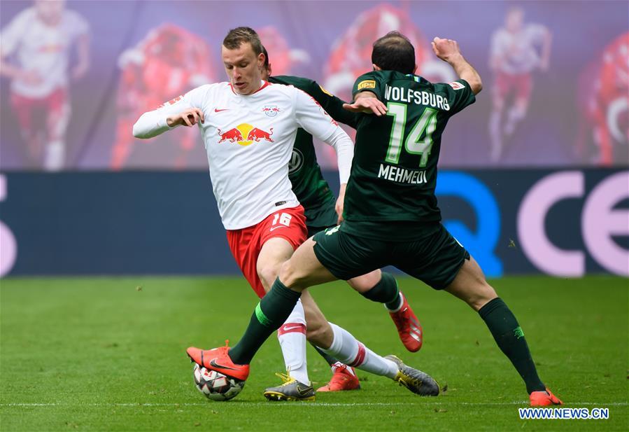 (SP)GERMANY-LEIPZIG-SOCCER-BUNDESLIGA-LEIPZIG VS WOLFSBURG