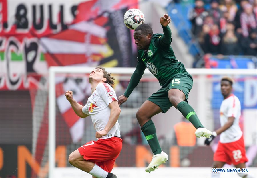 (SP)GERMANY-LEIPZIG-SOCCER-BUNDESLIGA-LEIPZIG VS WOLFSBURG