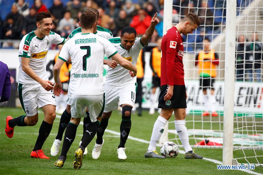 (SP)GERMANY-HANNOVER-SOCCER-BUNDESLIGA-HANNOVER VS MOENCHENGLADBACH