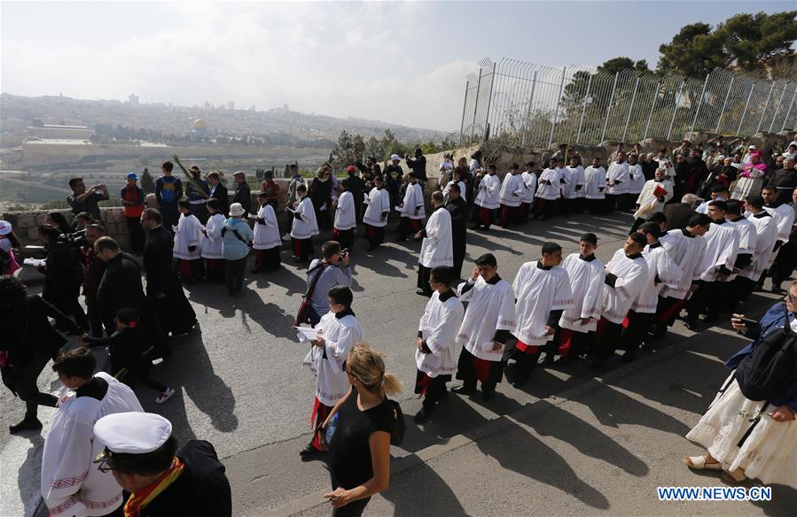 MIDEAST-JERUSALEM-PALM SUNDAY