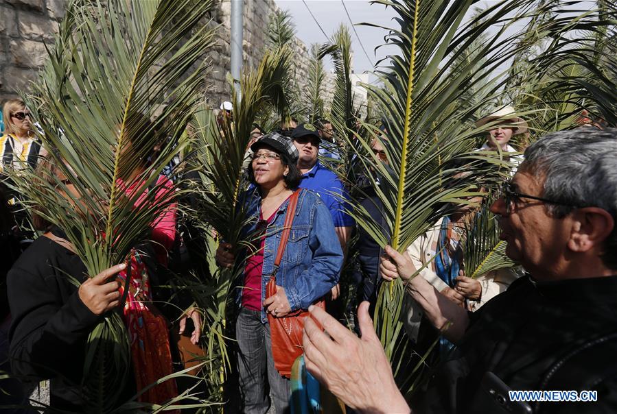 MIDEAST-JERUSALEM-PALM SUNDAY