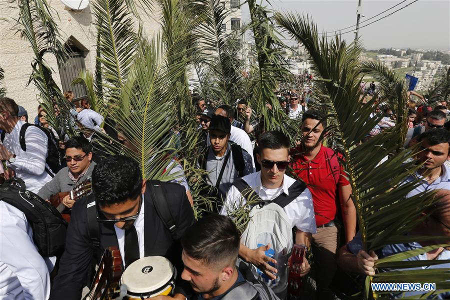 MIDEAST-JERUSALEM-PALM SUNDAY