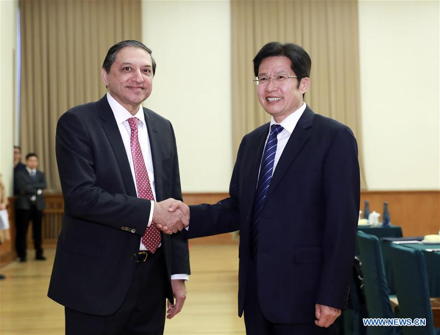 CHINA-BEIJING-GAO YUNLONG-PAKISTAN-SALEEM MANDVIWALA-TALKS (CN)