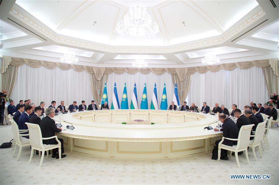 UZBEKISTAN-TASHKENT-PRESIDENT-KAZAKHSTAN-PRESIDENT-MEETING