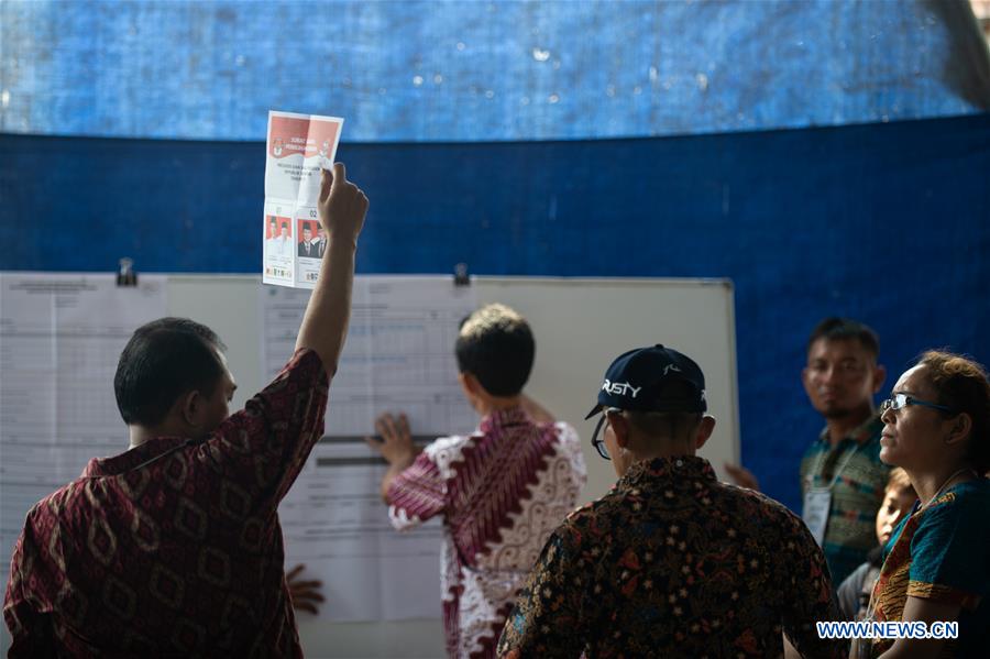INDONESIA-ELECTIONS-VOTES COUNT