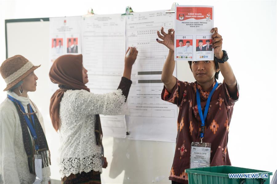 INDONESIA-ELECTIONS-VOTES COUNT
