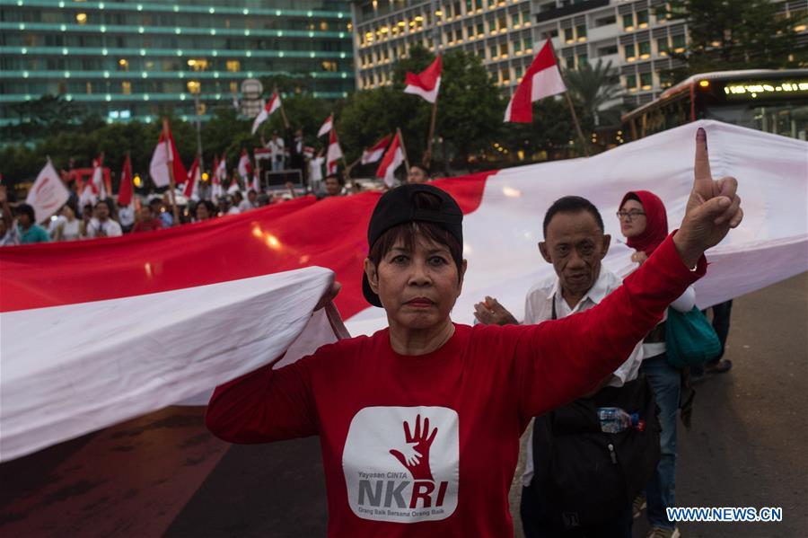 INDONESIA-JAKARTA-PRESIDENTIAL ELECTION-QUICK COUNTS-CELEBRATION