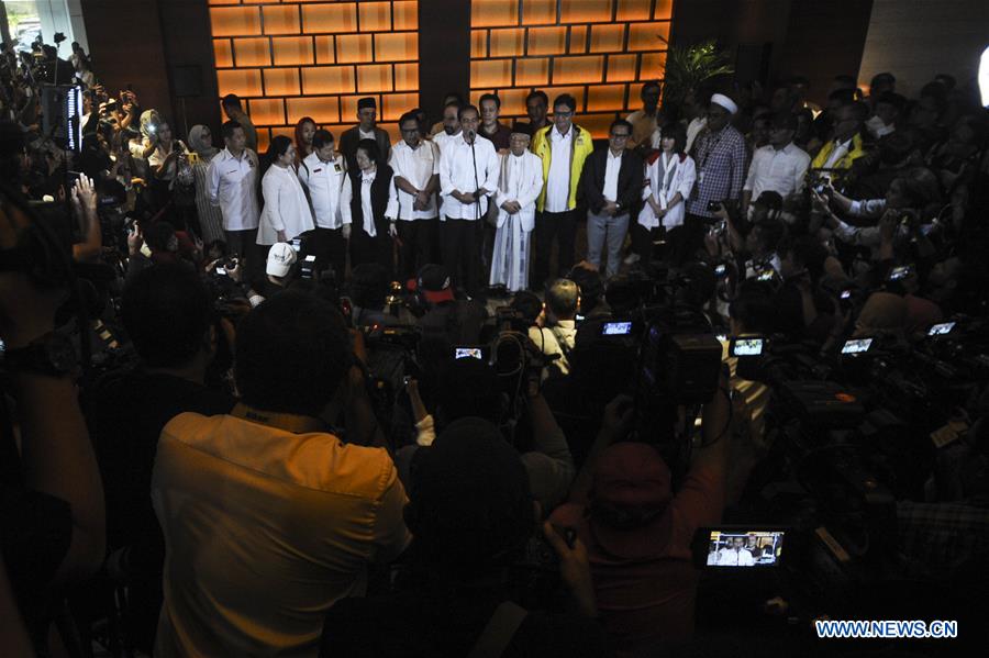 INDONESIA-JAKARTA-PRESIDENTIAL ELECTION-QUICK COUNTS-JOKO WIDODO