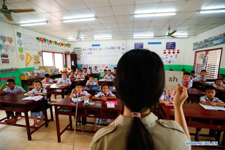 LAOS-VIENTIANE-CHINA-EDUCATION-VOLUNTEER TEACHERS
