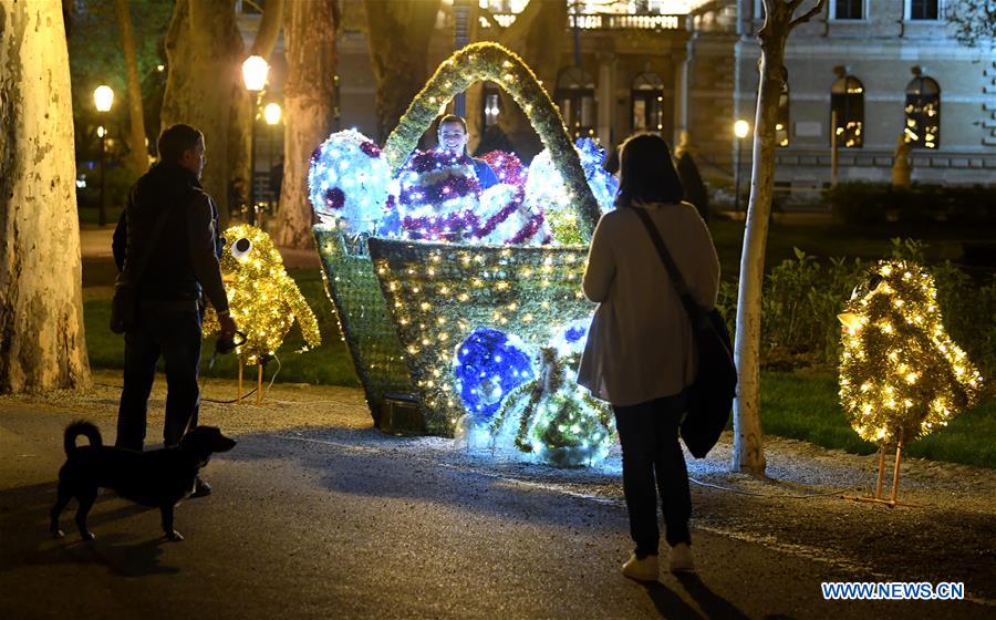 CROATIA-ZAGREB-EASTER DECORATIONS