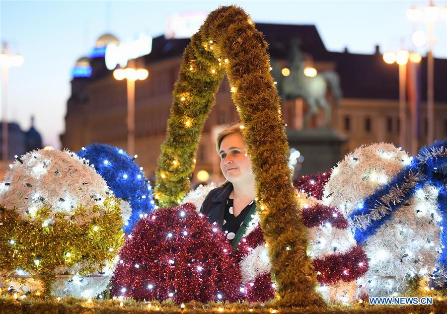 CROATIA-ZAGREB-EASTER DECORATIONS