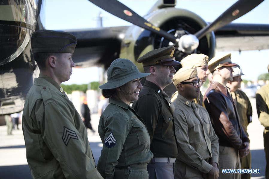 U.S.-TEXAS-AIR FORCE-MEMORIAL SERVICE-WWII DOOLITTLE RAIDER
