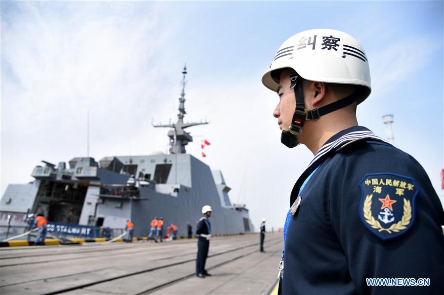 CHINA-SHANDONG-QINGDAO-FIRST FOREIGN VESSEL-NAVY EVENT (CN)