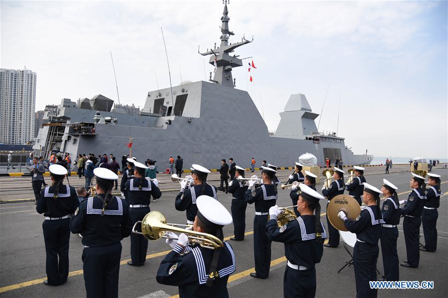 CHINA-SHANDONG-QINGDAO-FIRST FOREIGN VESSEL-NAVY EVENT (CN)