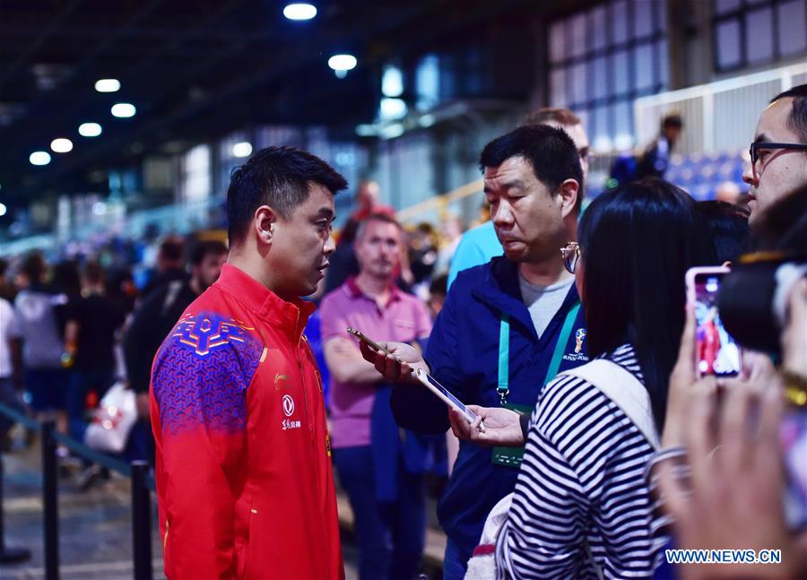(SP)HUNGARY-BUDAPEST-TABLE TENNIS-WORLD CHAMPIONSHIPS-DAY 1-MIXED DOUBLES