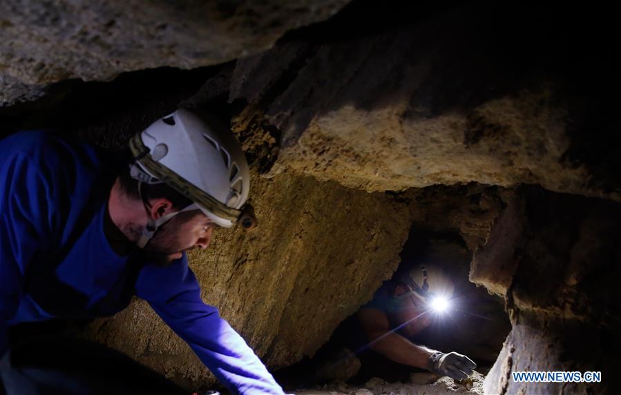 ISRAEL-MOUNT SODOM-WORLD'S DEEPEST SALT CAVE