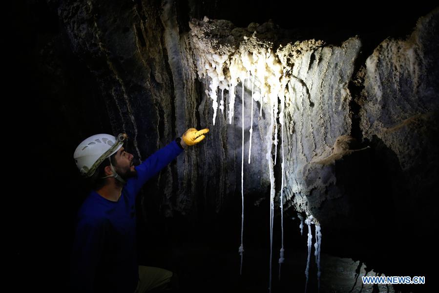 ISRAEL-MOUNT SODOM-WORLD'S DEEPEST SALT CAVE