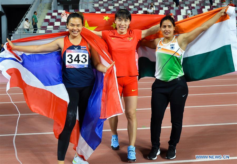 (SP)QATAR-DOHA-ASIAN ATHLETIC CHAMPIONSHIP-WOMEN'S JAVELIN THROW