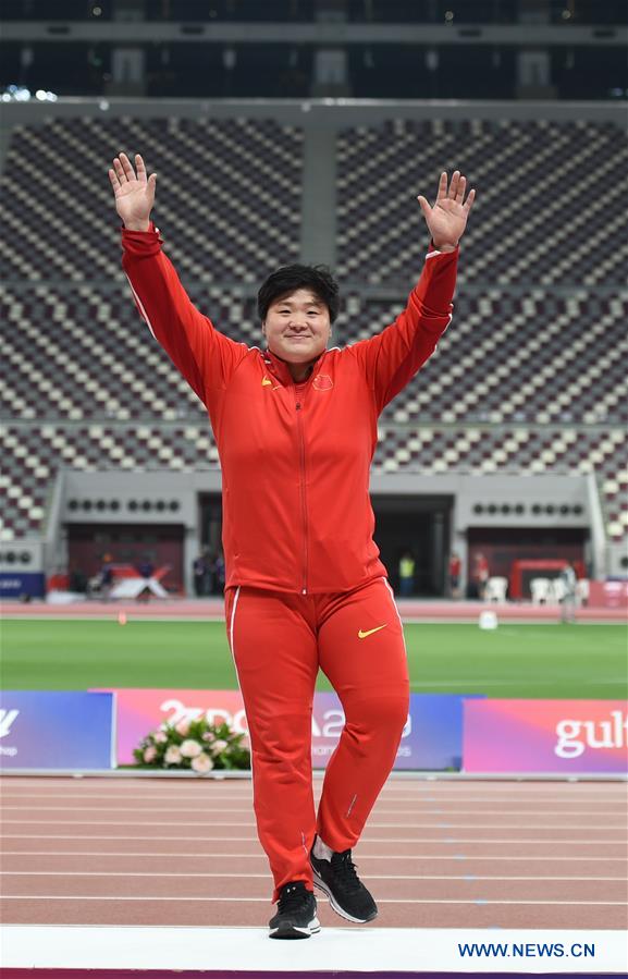 (SP)QATAR-DOHA-ASIAN ATHLETIC CHAMPIONSHIP-WOMEN'S SHOT PUT
