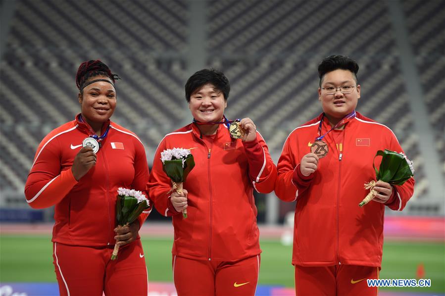 (SP)QATAR-DOHA-ASIAN ATHLETIC CHAMPIONSHIP-WOMEN'S SHOT PUT