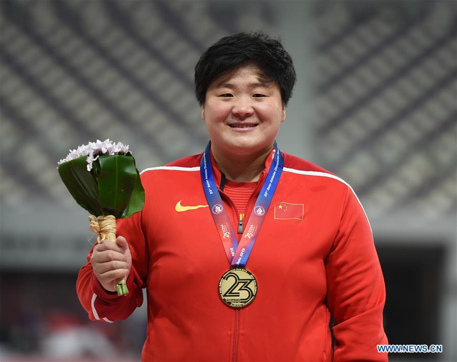 (SP)QATAR-DOHA-ASIAN ATHLETIC CHAMPIONSHIP-WOMEN'S SHOT PUT