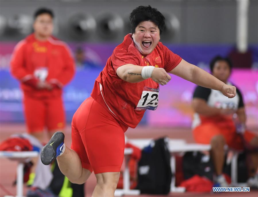 (SP)QATAR-DOHA-ASIAN ATHLETIC CHAMPIONSHIP-WOMEN'S SHOT PUT