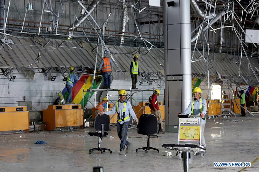 PHILIPPINES-CLARK AIRPORT-EARTHQUAKE DAMAGE