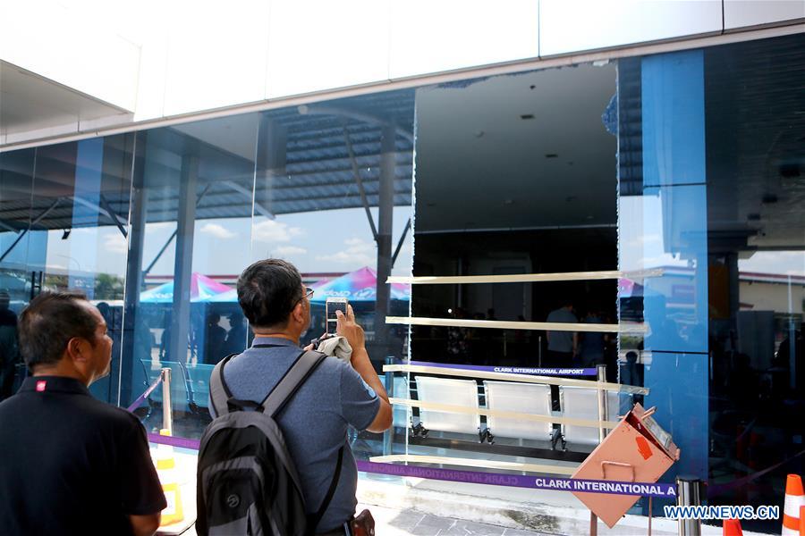 PHILIPPINES-CLARK AIRPORT-EARTHQUAKE DAMAGE