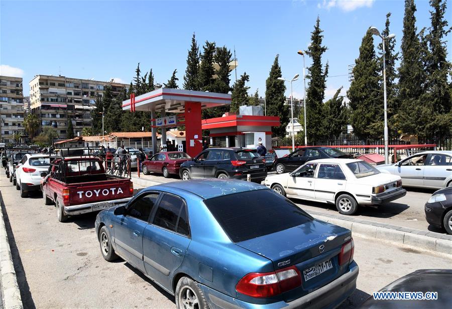 SYRIA-DAMASCUS-GAS STATION-FUEL SHORTAGE
