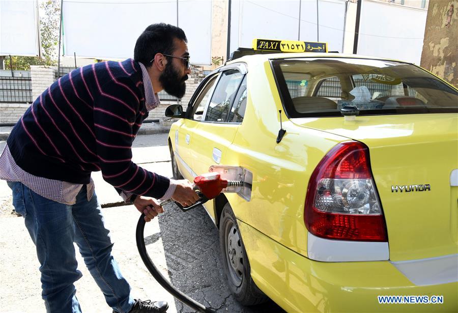 SYRIA-DAMASCUS-GAS STATION-FUEL SHORTAGE
