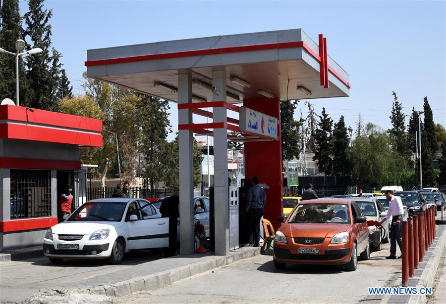 SYRIA-DAMASCUS-GAS STATION-FUEL SHORTAGE