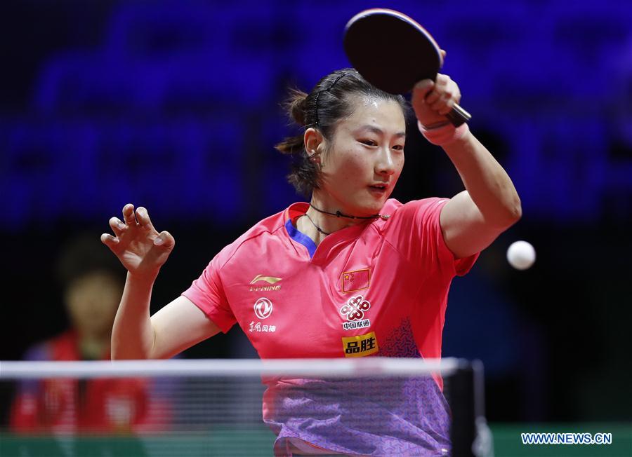  (SP) HUNGARY-BUDAPEST-TABLE TENNIS-WORLD CHAMPIONSHIPS-DAY 3