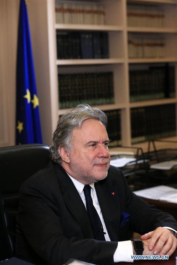 GREECE-ATHENS-MINISTER-INTERVIEW-BRI