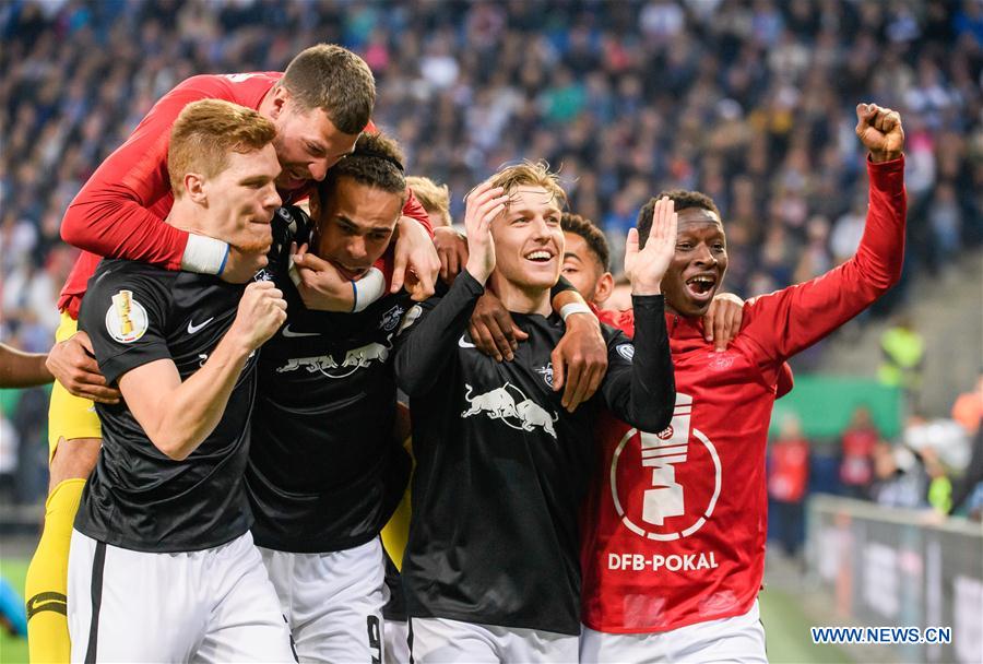 (SP)GERMANY-HAMBURG-SOCCER-GERMAN CUP-LEIPZIG VS HAMBURG