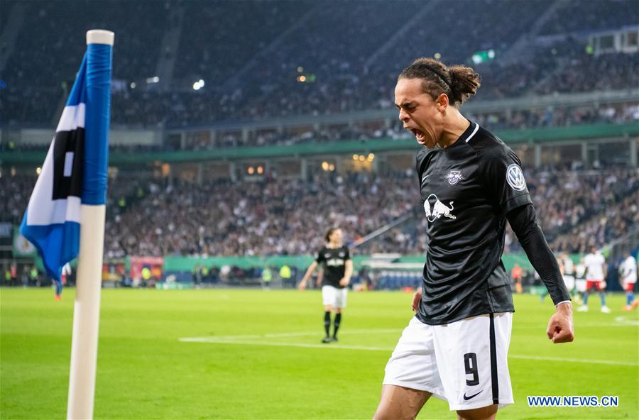 (SP)GERMANY-HAMBURG-SOCCER-GERMAN CUP-LEIPZIG VS HAMBURG