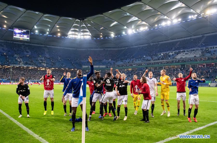 (SP)GERMANY-HAMBURG-SOCCER-GERMAN CUP-LEIPZIG VS HAMBURG