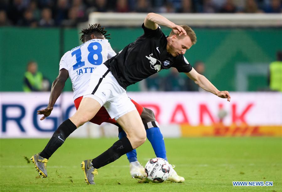 (SP)GERMANY-HAMBURG-SOCCER-GERMAN CUP-LEIPZIG VS HAMBURG