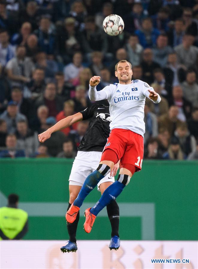 (SP)GERMANY-HAMBURG-SOCCER-GERMAN CUP-LEIPZIG VS HAMBURG