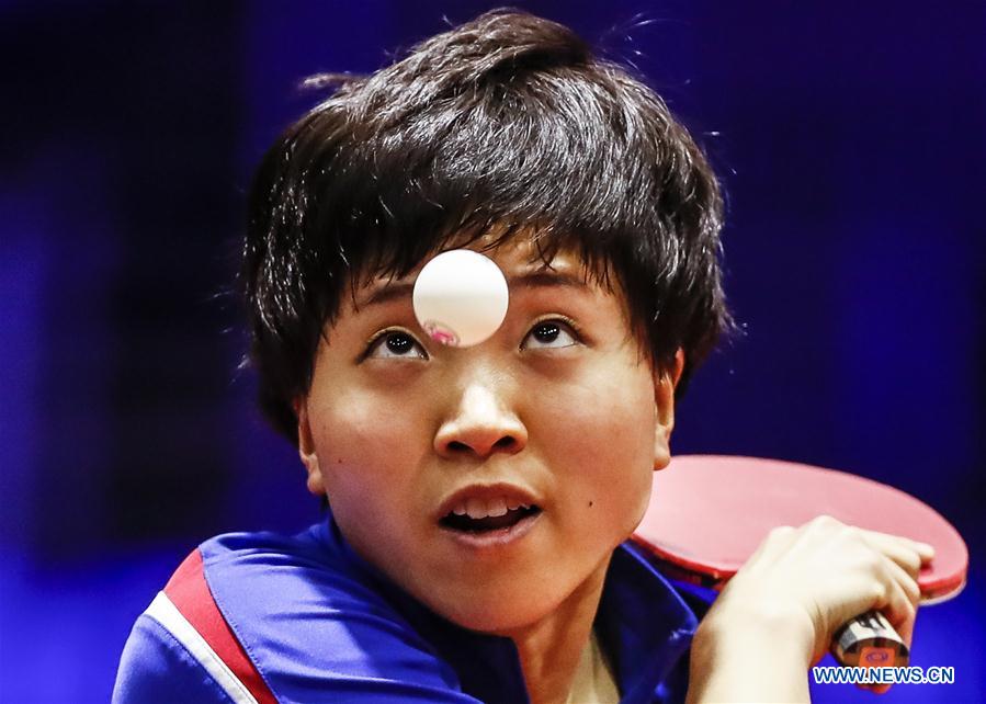 Highlights of women's singles round of 32 match at 2019 ITTF World Table Tennis Championships
