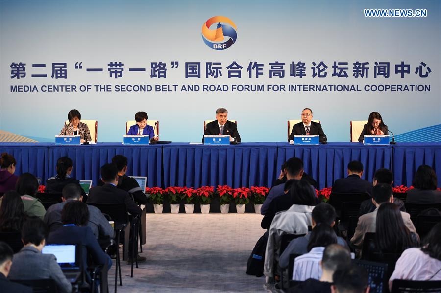 (BRF)CHINA-BEIJING-BELT AND ROAD FORUM-PRESS BRIEFING-CEO CONFERENCE (CN)